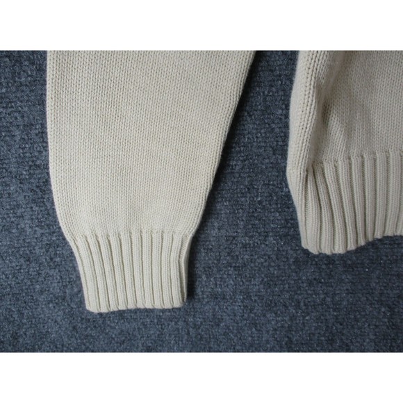 ⛔️ VTG POLO JEANS CO RALPH LAUREN Sweater Men XLarge Flag USA Knit 90s Logo Mock - Picture 8 of 10